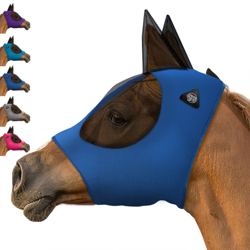 Fly Mask for Horses - Cob - Horse - Pony - Mesh UV Protection